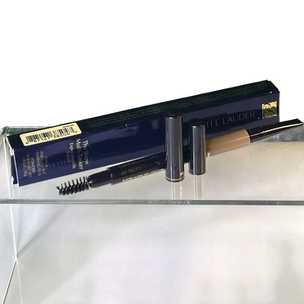 Estee Lauder The Brow Multi-Tasker 07 Taupe NWT 3-in-1 Pencil Powder Brush
